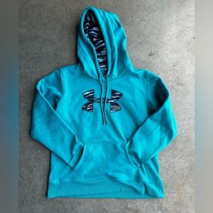 Teal Under Amour Hoodie